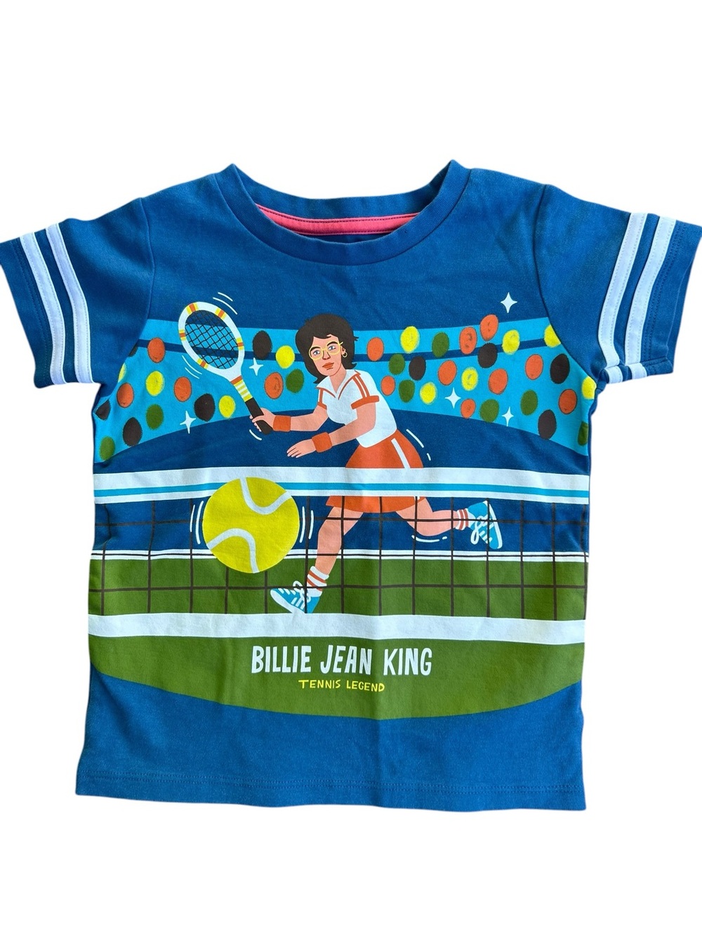 Piccolina Tee Billie Jean King Tennis Legend 4T